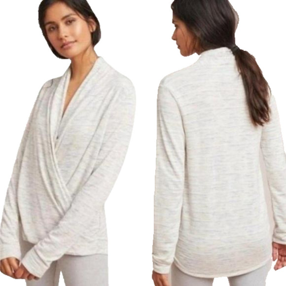 Anthropologie Tops - Anthropologie Wrap Sweater